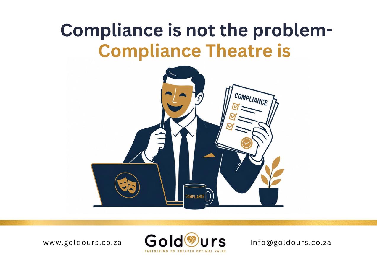 Compliance is not the problem — Compliance theatre is