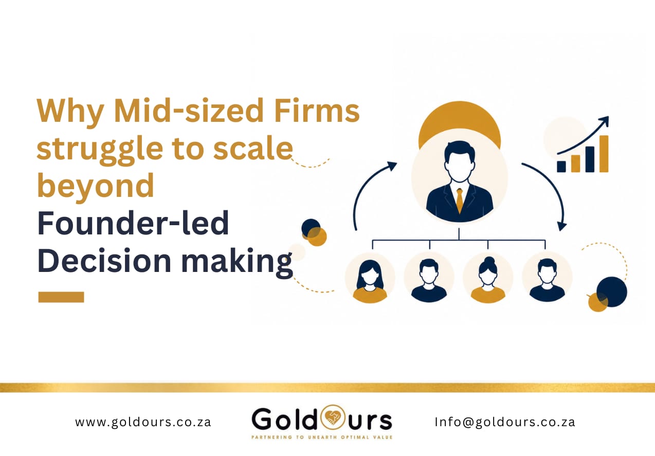 Why Mid-Sized Firms struggle to scale beyond Founder-Led Decision-Making