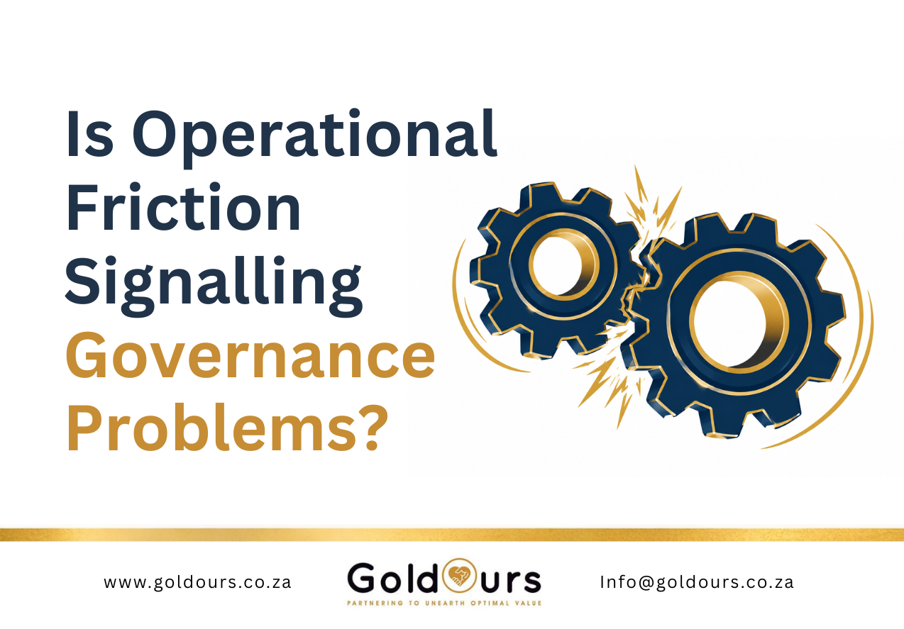 Why Governance Problems Appear First as Operational Friction